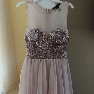 Pink Sequin Dress